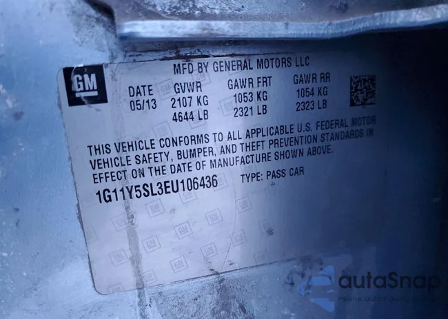 1G11Y5SL3EU106436: 75217675