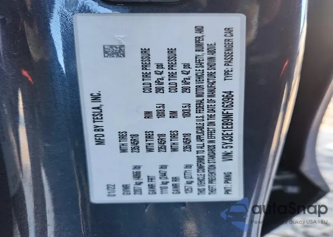 5YJ3E1EB9NF163964: 72735415