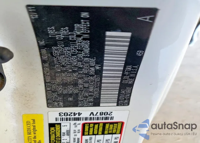 5TDYK3DC1CS210577: 99466415