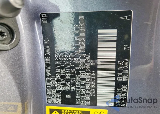 2T2ZK1BA3EC133874: 72128305