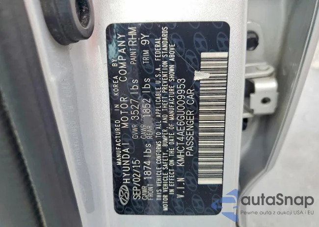 KMHCT4AE6GU009953: 72466745