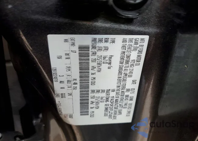 1FADP3F2XFL274567: 99833805