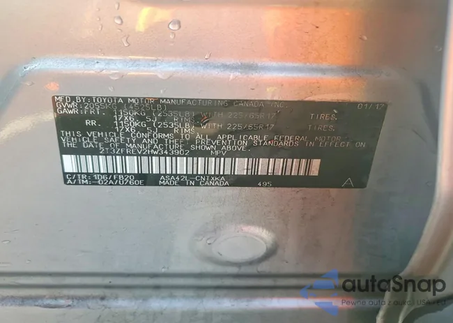 2T3ZFREV2HW343902: 73254845