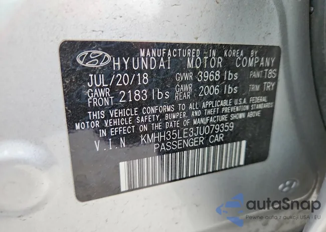 KMHH35LE3JU079359: 98873975