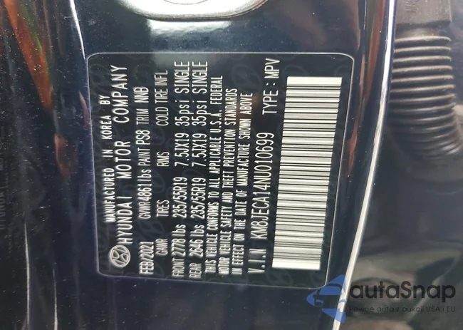 KM8JECA14NU010699: 73861855