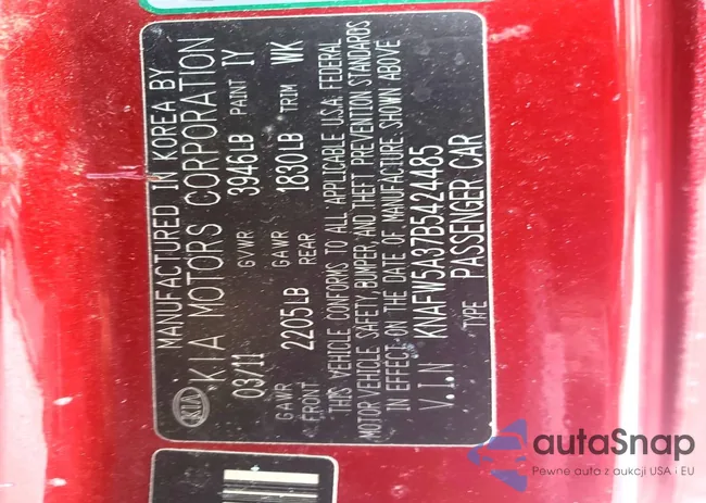 KNAFW5A37B5424485: 73435355