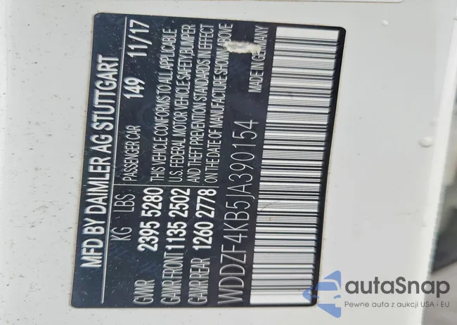 WDDZF4KB5JA390154: 73596475