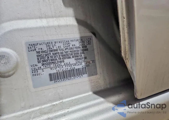 3N1CE2CP6EL374919: 73225665