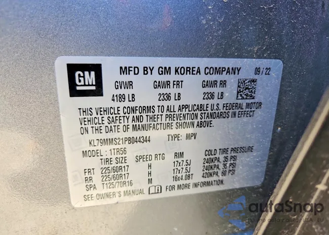 KL79MMS21PB044344: 73271695