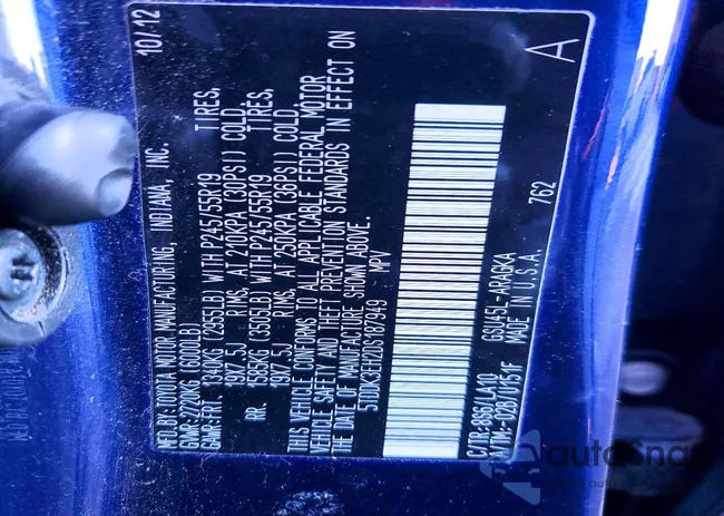 5TDDK3EH2DS187949: 73498835