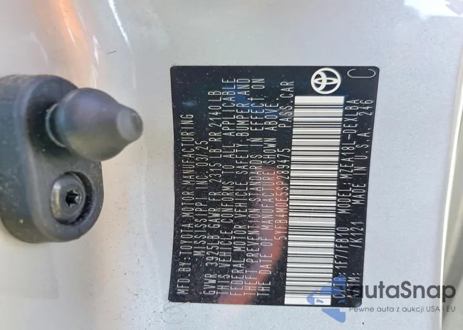 5YFB4MDE5SP289475: 72782885