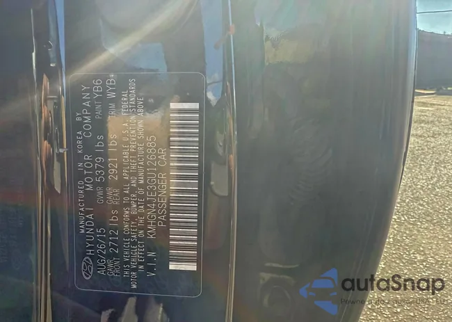 KMHGN4JE3GU126885: 73247435