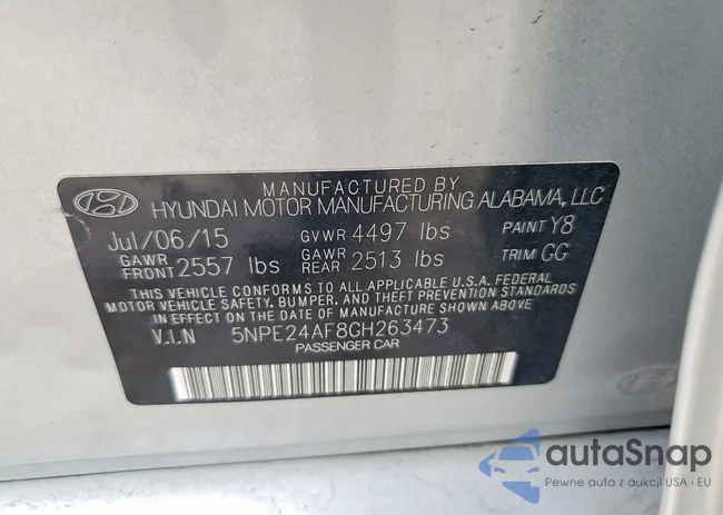 5NPE24AF8GH263473: 74351615