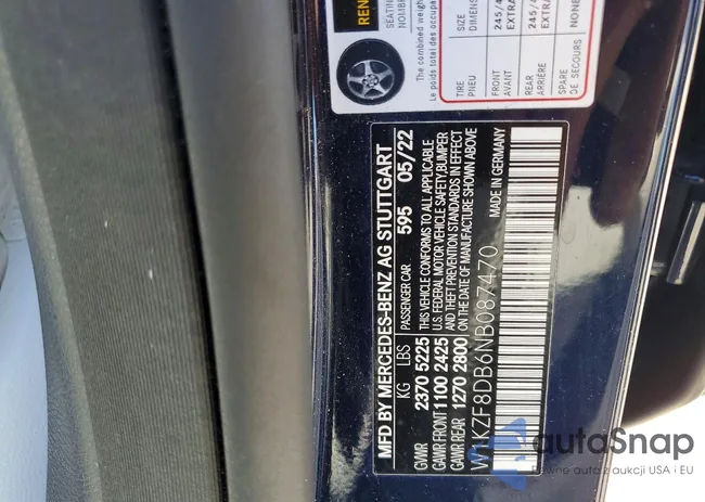 W1KZF8DB6NB087470: 73663435