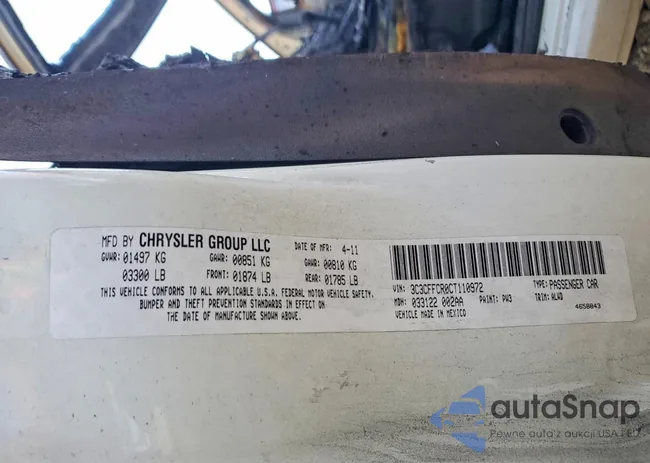 3C3CFFCR0CT110972: 72437735