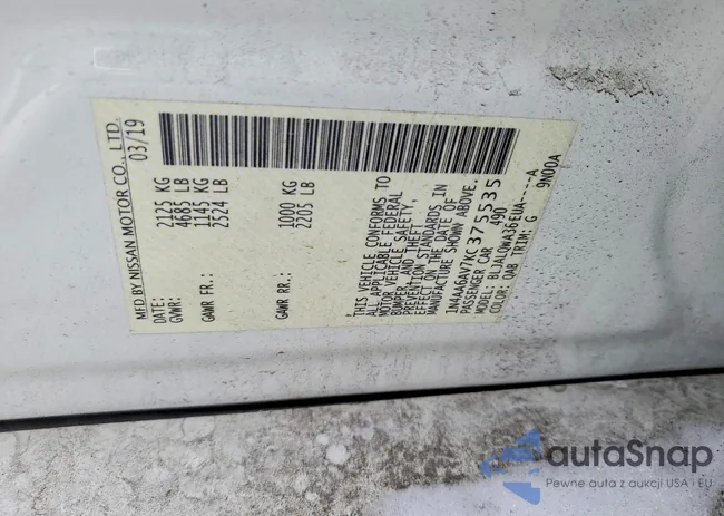 1N4AA6AV7KC375535: 74624375