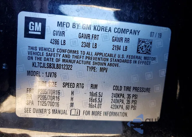 KL7CJLSB3LB012322: 98373525