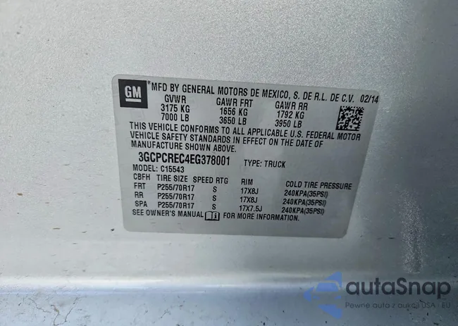 3GCPCREC4EG378001: 73432285