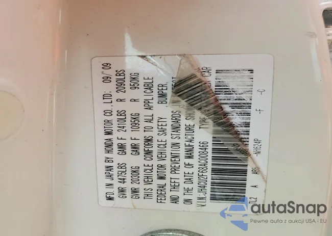 JH4CU2F68AC008466: 99579285