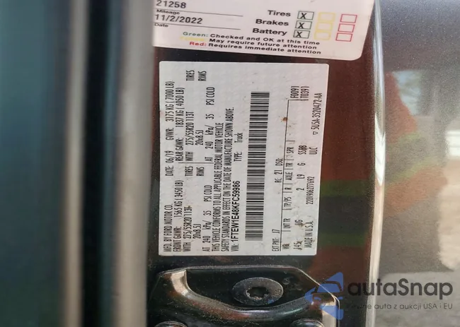 1FTEW1E48KFC59986: 99680265