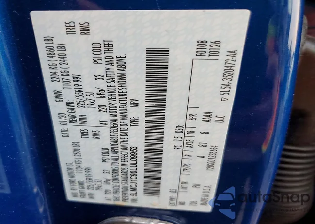 5LMCJ1C90LUL09953: 99551035