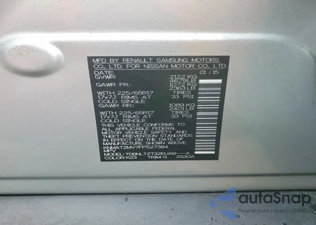 KNMAT2MV7FP527384: 97957845