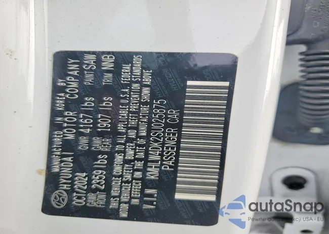 KMHLW4DK2SU025875: 74370735