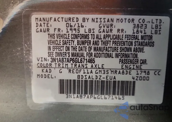 3N1AB7AP6GL671465: 99456975