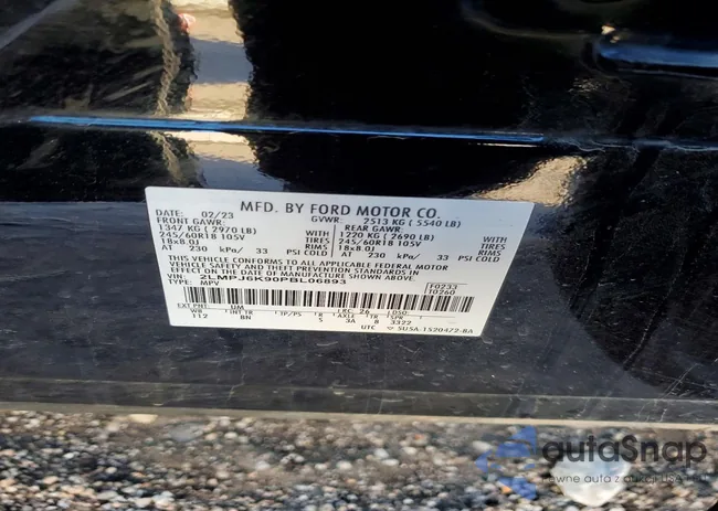 2LMPJ6K90PBL06893: 99490535