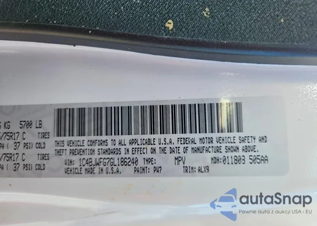 1C4BJWFG7GL186240: 73978355