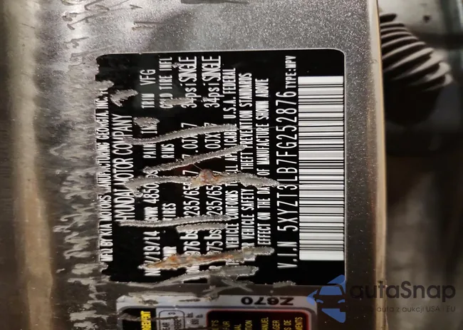 5XYZT3LB7FG252876: 74897295