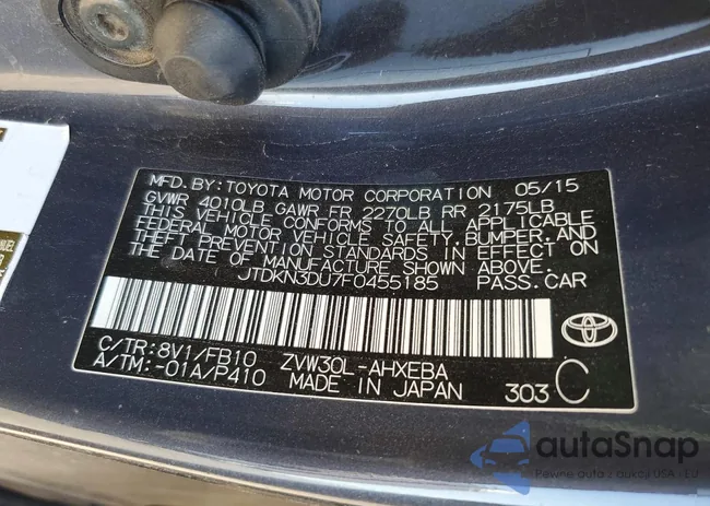 JTDKN3DU7F0455185: 72967115