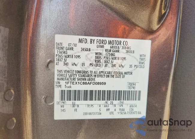 1FTEX1C88AFD08959: 74851755