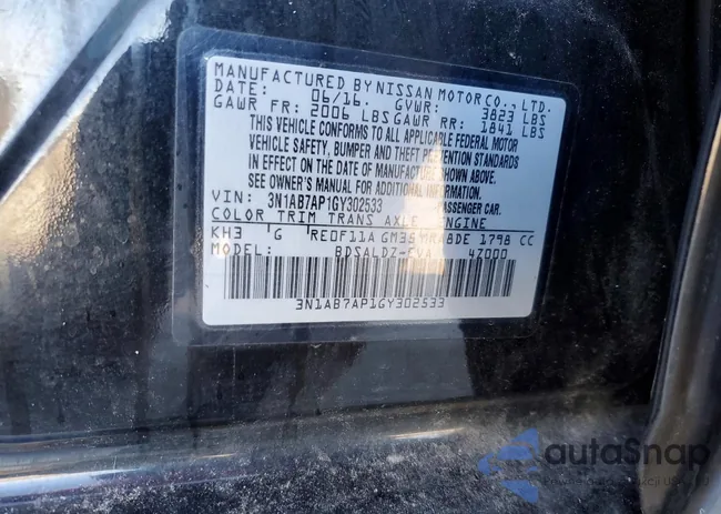 3N1AB7AP1GY302533: 74057025