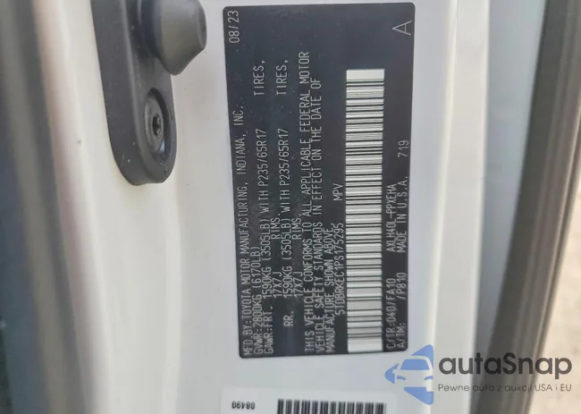 5TDBRKEC1PS175295: 75187815