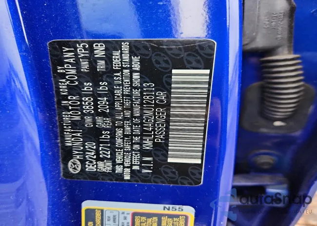 KMHLL4AG2MU128113: 72591015