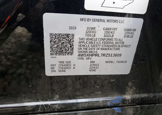 4W5XHPRL7RZ513609: 99407495