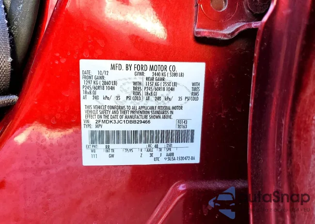 2FMDK3JC1DBB29466: 74259345