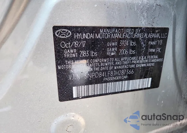 5NPD84LF8JH287366: 74342145