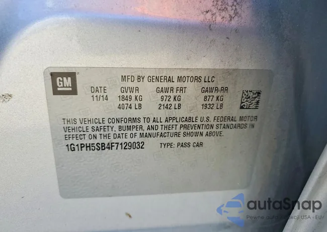 1G1PH5SB4F7129032: 99387565