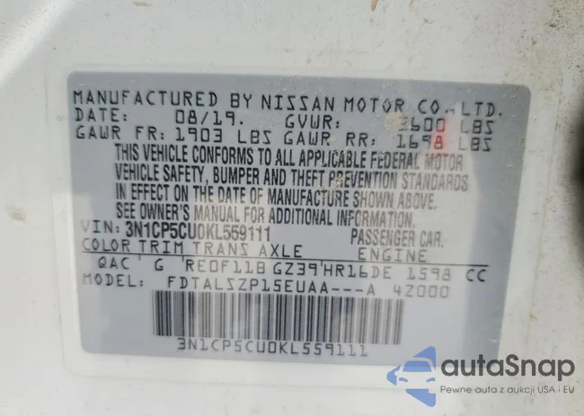 3N1CP5CU0KL559111: 72965365