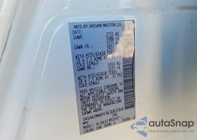 5N1AR2MN6FC638266: 72350365