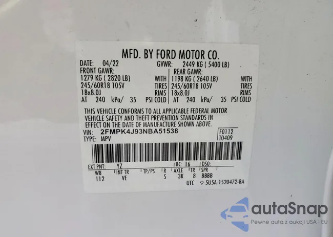 2FMPK4J93NBA51538: 72563635