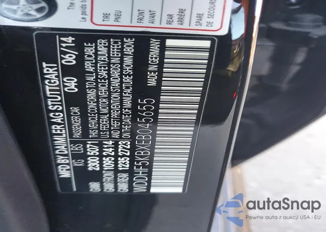 WDDHF5KBXEB045655: 75021645