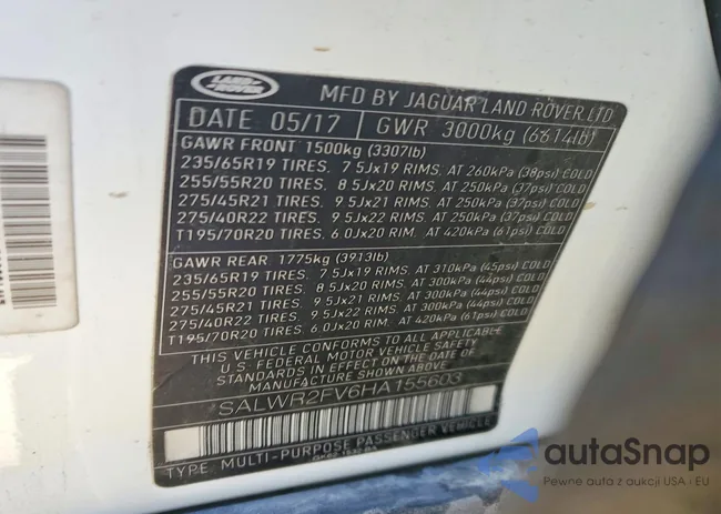 SALWR2FV6HA155603: 73448315