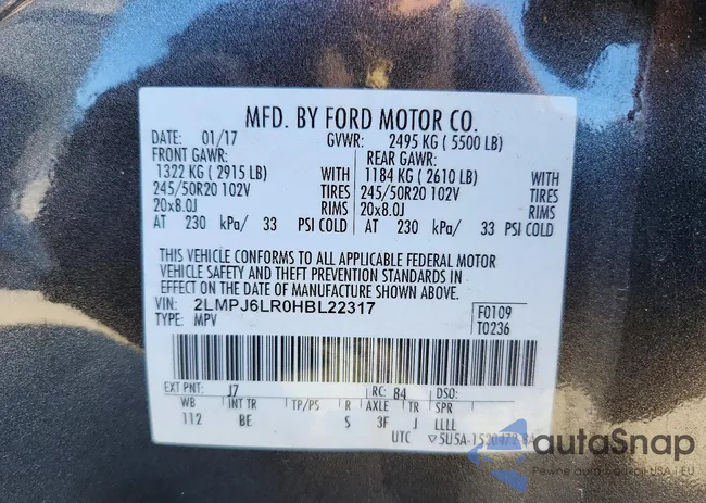 2LMPJ6LR0HBL22317: 72381805