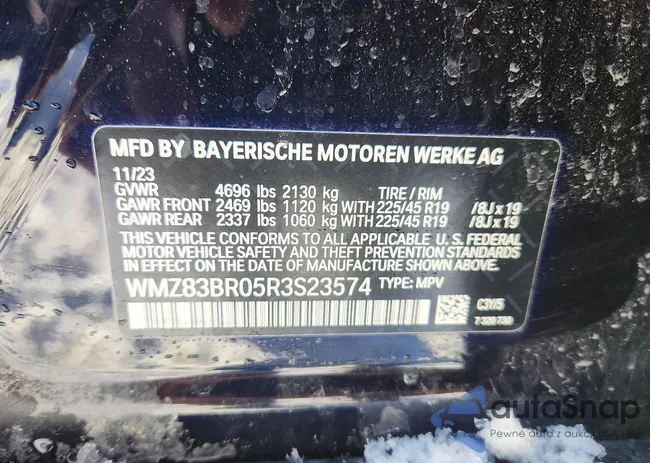 WMZ83BR05R3S23574: 96095425