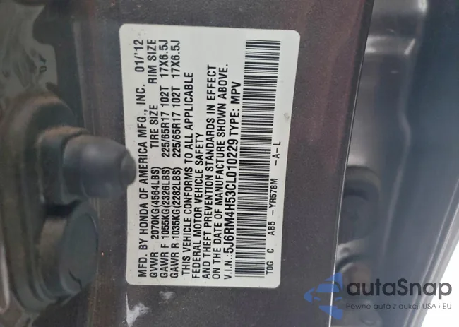 5J6RM4H53CL010229: 99214595