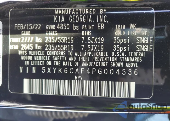 5XYK6CAF4PG004536: 74035155