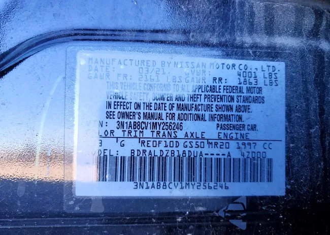 3N1AB8CV1MY256246: 98905905